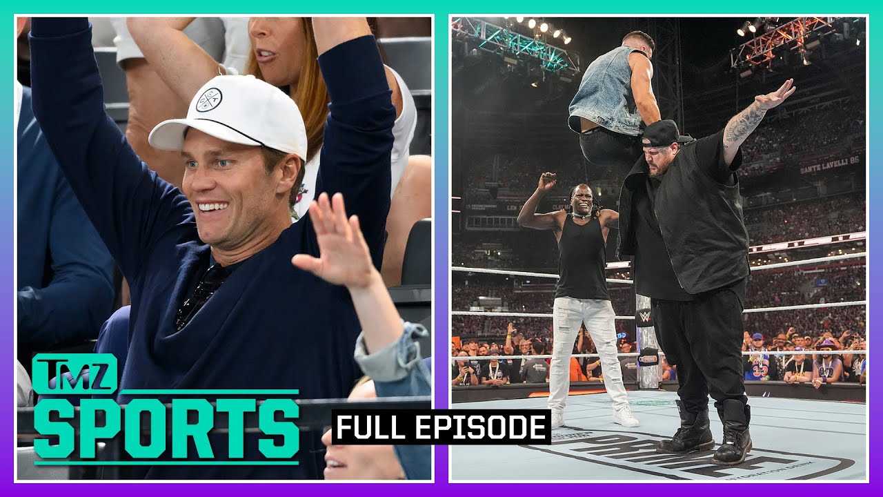 Brady Watches Biles’ Paris Triumph & Jelly Roll’s WWE Choke Slam | TMZ Sports Full Ep – 8/5/24