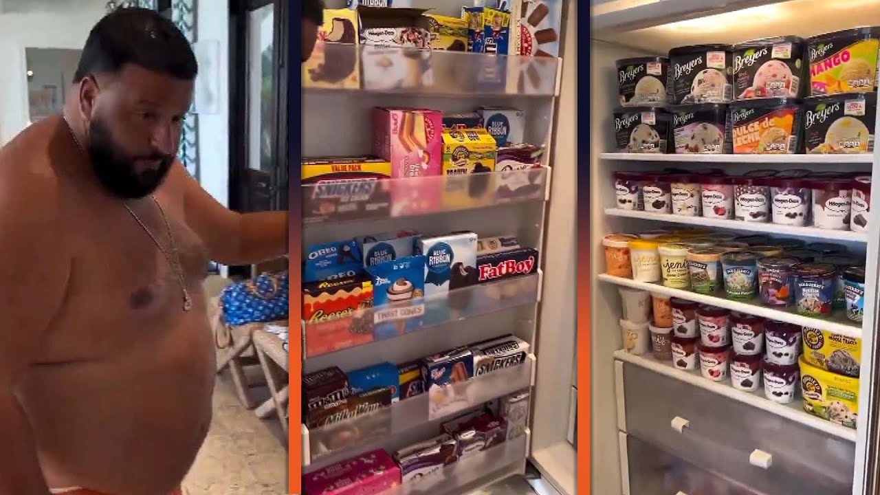 DJ Khaled Keeps MORE THAN 40 Ice Cream Options at His House