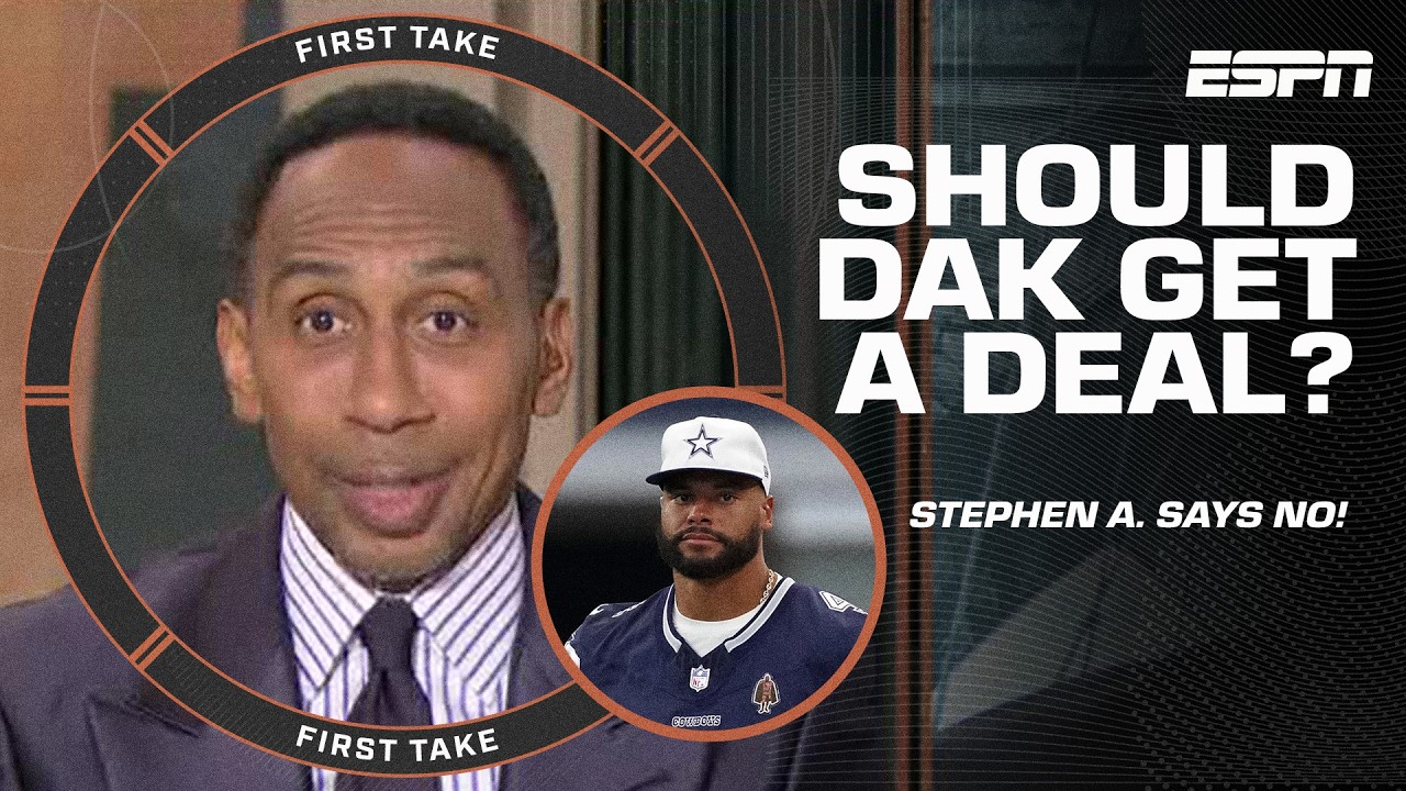 Dak Prescott a ‘VIRTUAL NO-SHOW?’ – Stephen A. doesn’t think he should get extension ✍️ | First Take