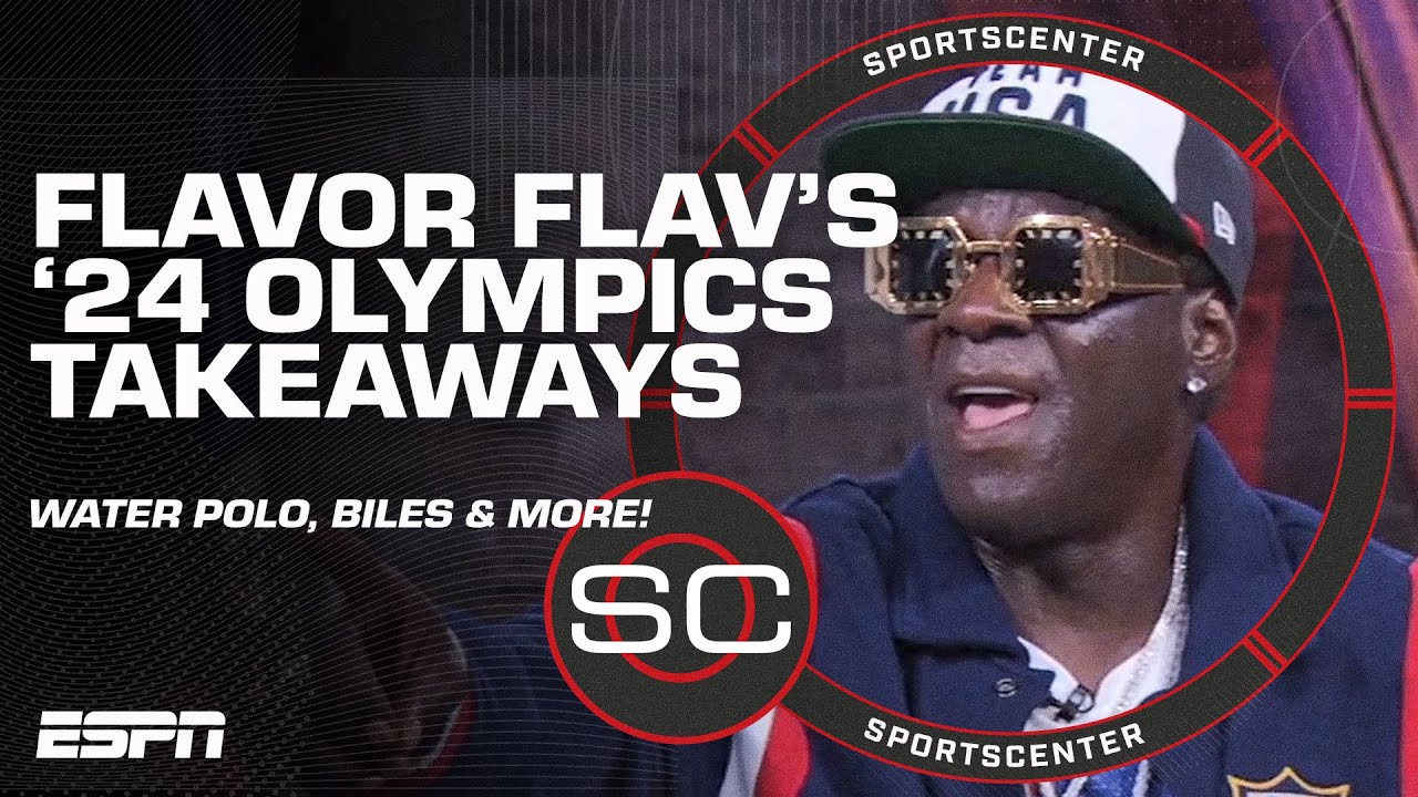 Flavor Flav’s favorite moments from Paris 2024 Olympics | SportsCenter