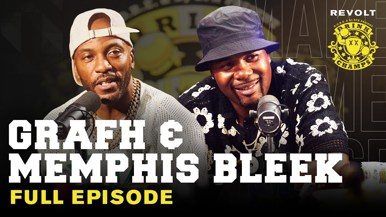 Grafh & Memphis Bleek On Roc-A-Fella Days, 50 Cent Beef, Busta Rhymes Fight & More | Drink Champs