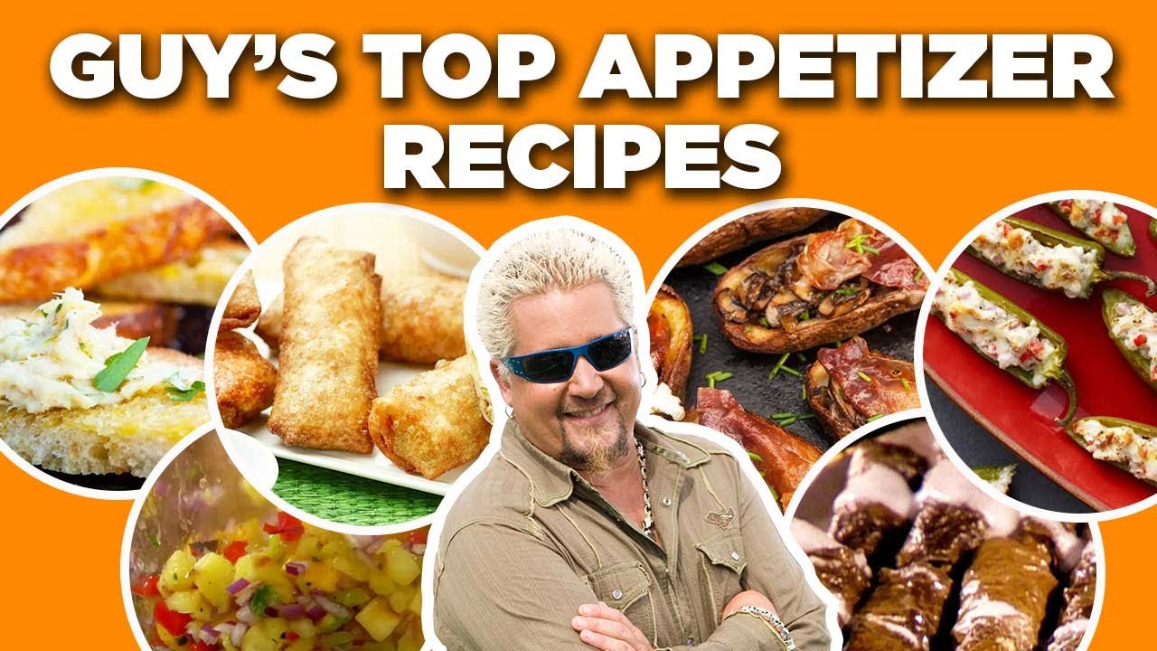 Guy Fieri’s Top Appetizer Recipe Videos | Guy’s Big Bite | Food Network