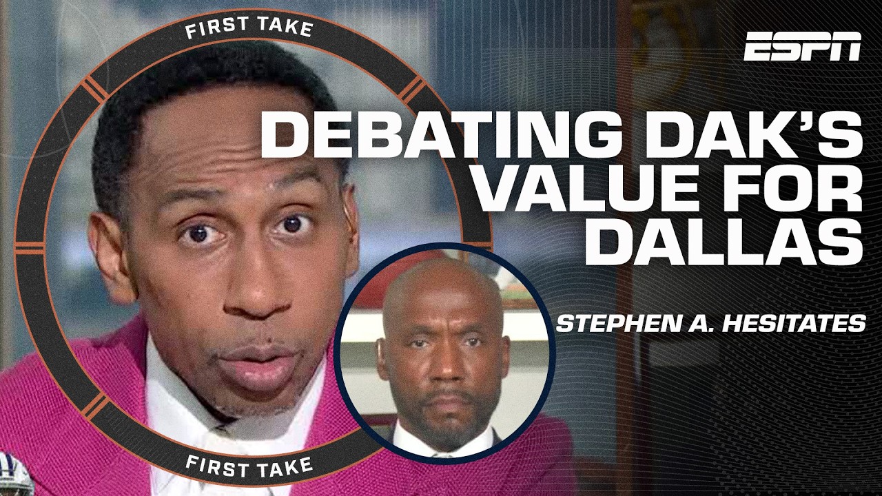 HEATED DEBATE 🔥 Louis Riddick challenges Stephen A.’s perspective of Dak Prescott | First Take