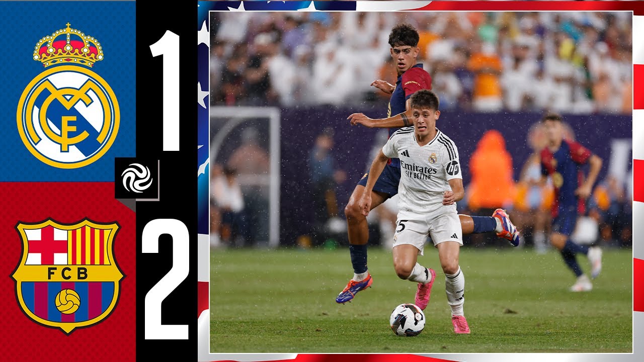 HIGHLIGHTS | Real Madrid 1-2 FC Barcelona | Summer Tour 2024