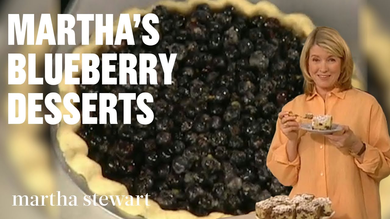 Martha Stewart’s Best Blueberry Desserts | Cakes, Pies, and Frozen Treats