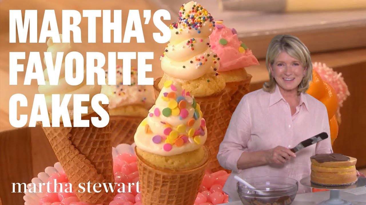 Martha Stewart’s Best Cake Recipes