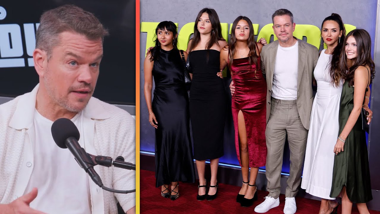 Matt Damon Shares What He’s Like as a Girl Dad