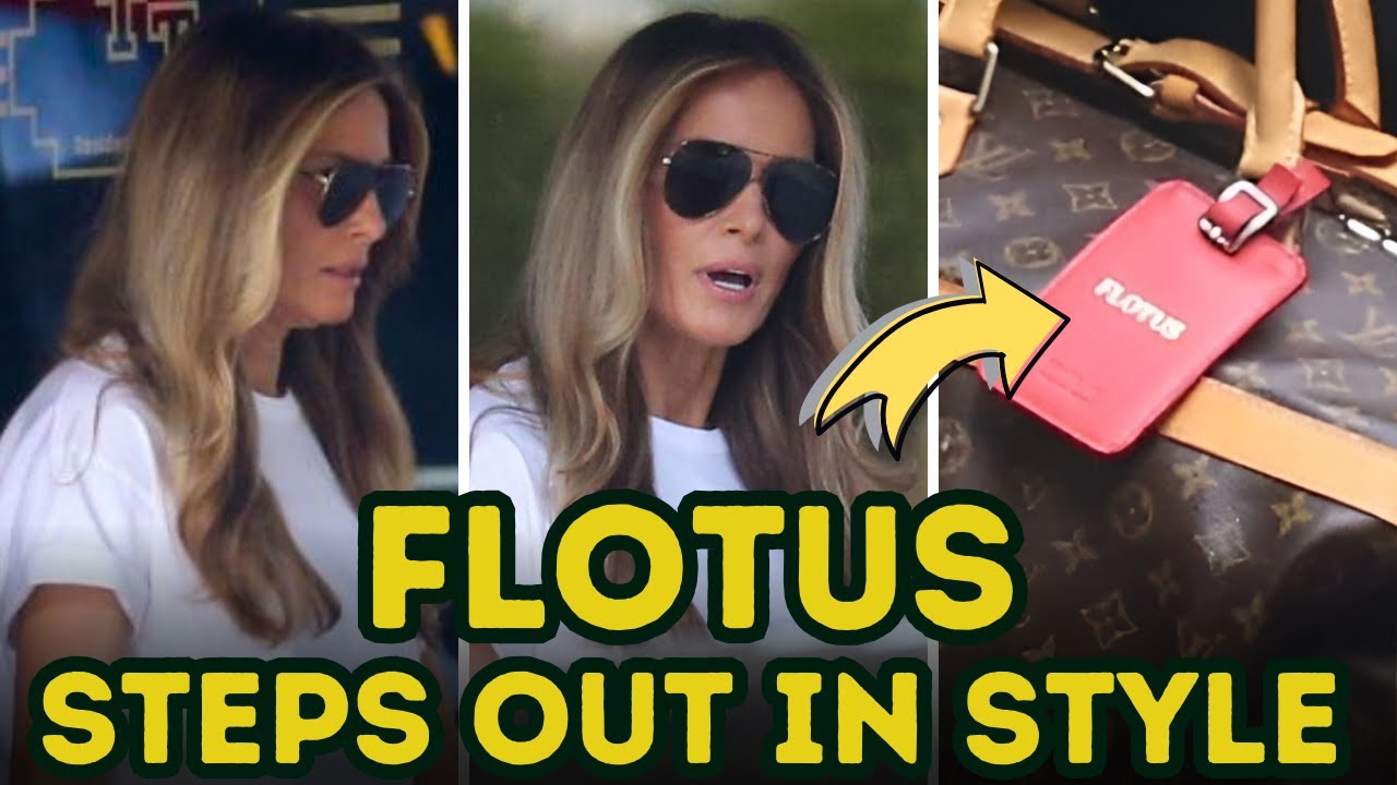 Melania Trump’s Chic Look $4K Burberry Bag & ‘FLOTUS’ Luggage! How It Outshines Kamala Harris!