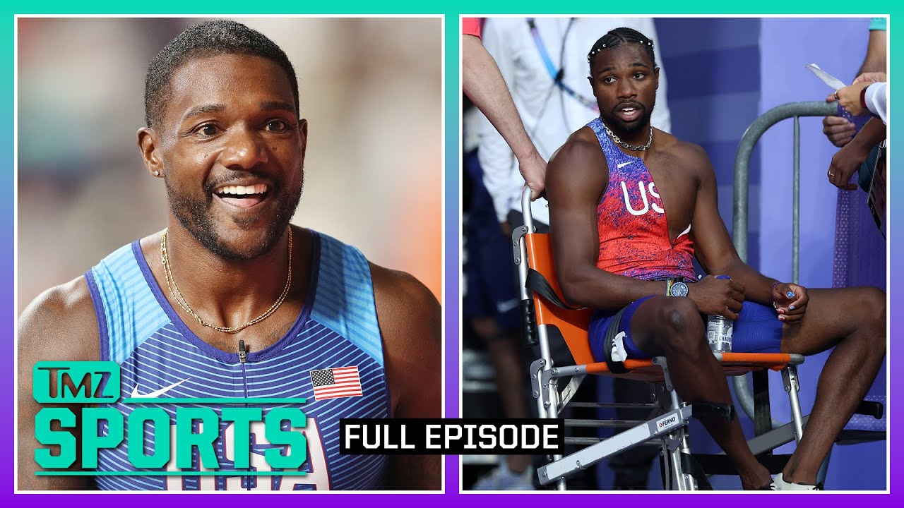 Noah Lyles Runs 200M With Covid At Paris Olympics, Wins Bronze | TMZ Sports Full Ep – 8/9/24