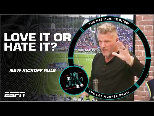 Pat McAfee’s FIRST LOOK at the NEW NFL kickoff 🏈 | The Pat McAfee Show