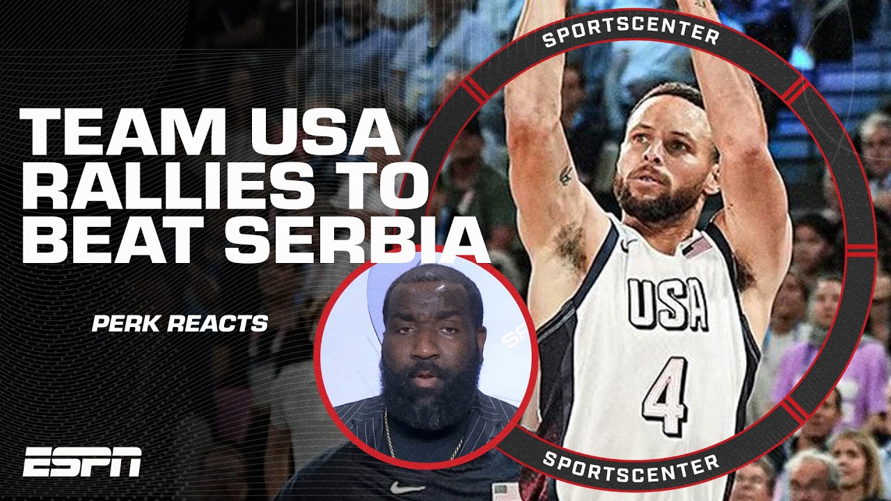 Perk reacts to Team USA’s comeback win: Steph Curry set the tone! | SportsCenter