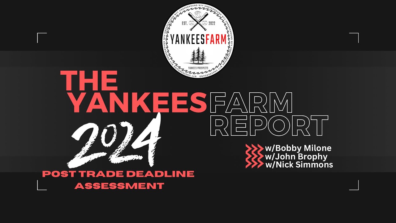 The YankeesFarm Report: 2024 Post Trade Deadline Assessment