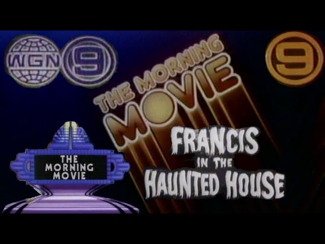 WGN Channel 9 – The Morning Movie – “Francis in the Haunted House” (Complete Broadcast, 10/29/82) 📺🐎