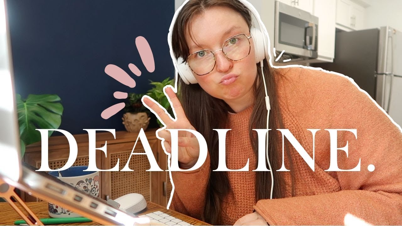 5 DAYS TIL MY BOOK DEADLINE // VLOG