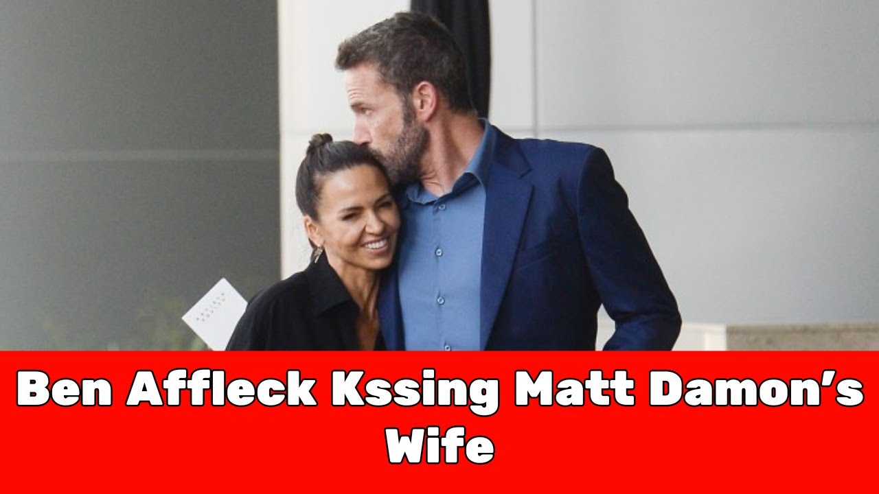 Ben Affleck Shares Sweet Moment with Matt Damon’s Wife #celebritynews #hollywoodgossips