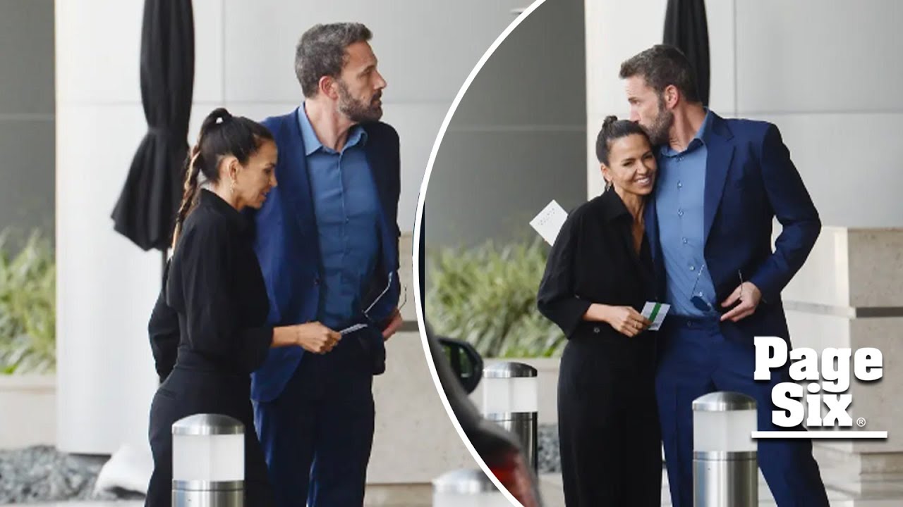 Ben Affleck kisses Matt Damon’s wife Luciana Barroso’s head after Jennifer Lopez handhold