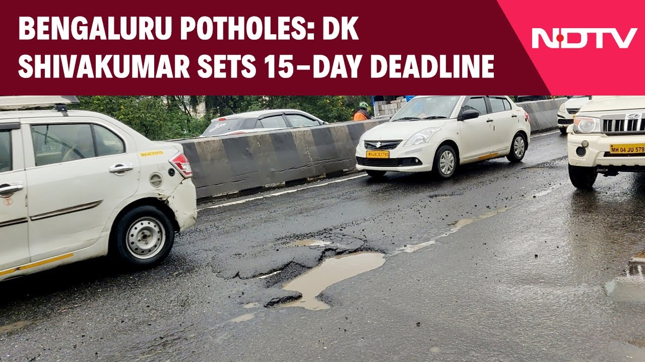 Bengaluru News | Bengaluru Potholes: DK Shivakumar Sets 15-Day Deadline