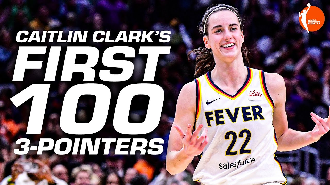 Caitlin Clark's first 100 3-pointers in the WNBA | WNBA on ESPN