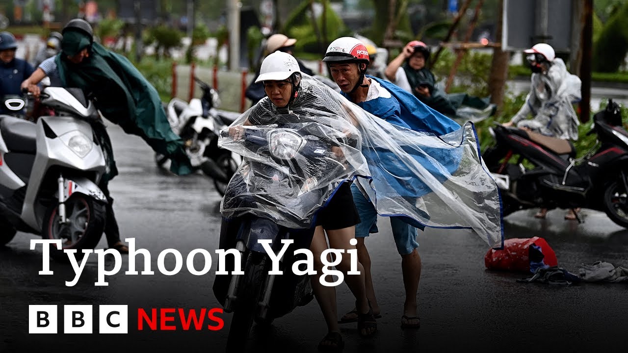 Deadly Super Typhoon Yagi hits Vietnam | BBC News