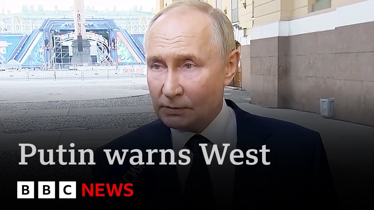 Putin warns West it risks “fighting  Russia” if it lets Ukraine use long-range missiles | BBC News