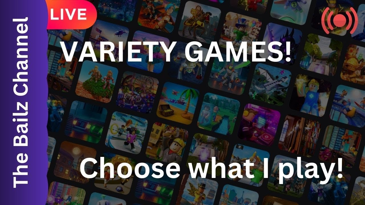 Roblox Variety – Choose What I Play!