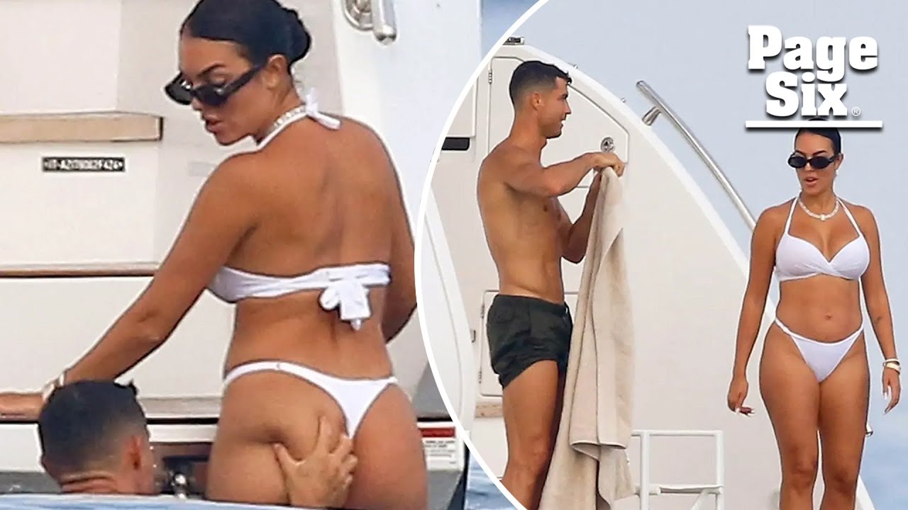 Shirtless Cristiano Ronaldo squeezes rumored wife Georgina Rodríguez’s butt on yacht in St. Tropez