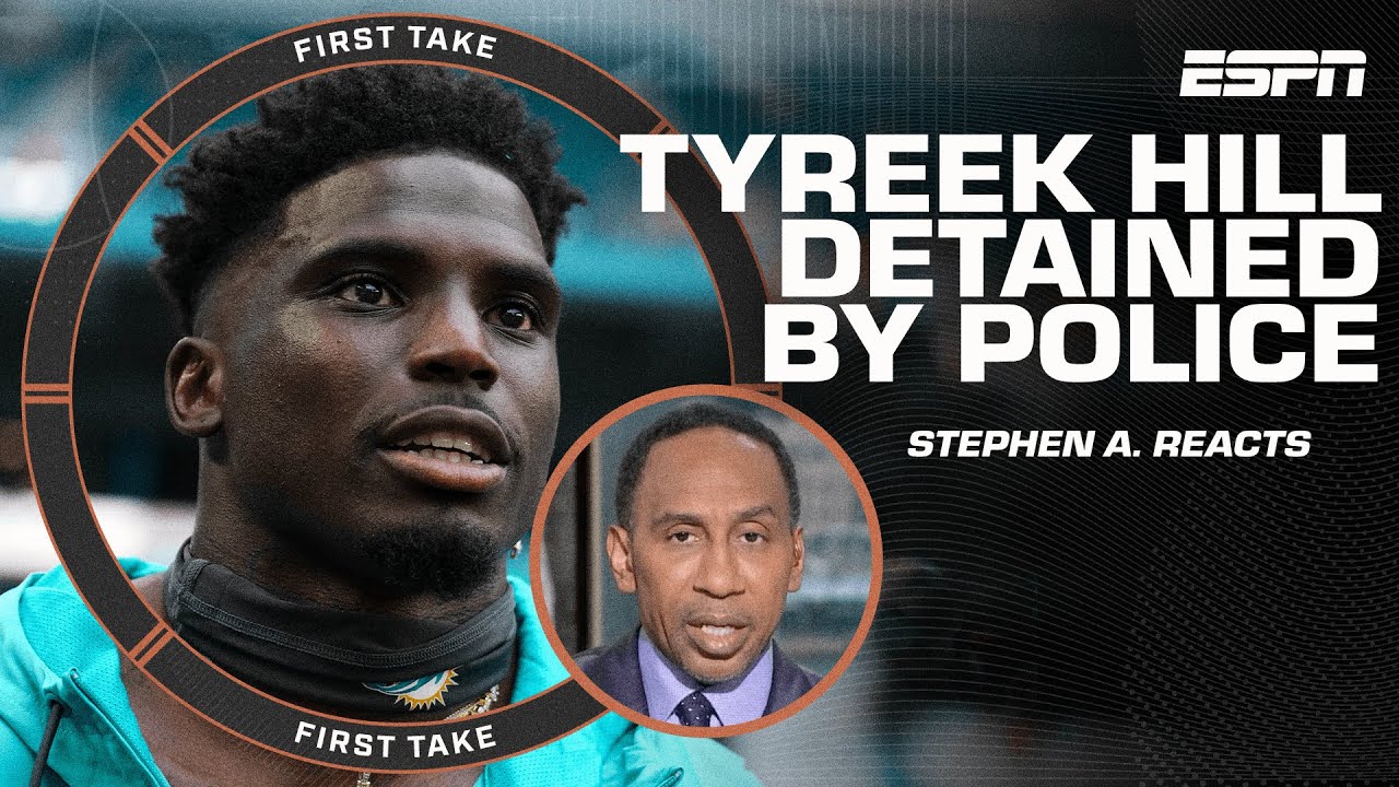 Stephen A. & Shannon react to Tyreek Hill being detained by police prior to Week 1 game | First Take