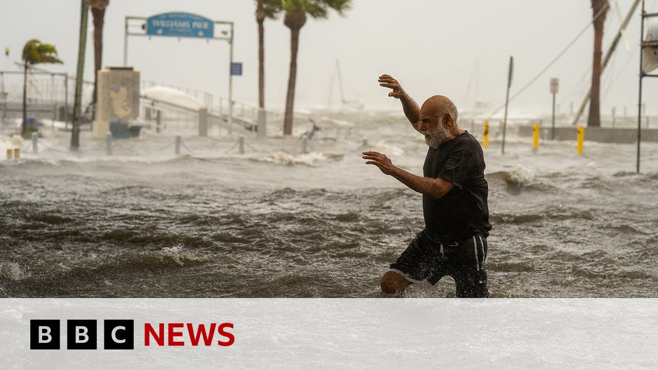 Storm Helene: Deadly floods spread to more US states | BBC News