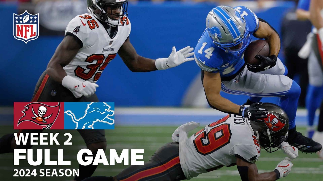 Tampa Bay Buccaneers vs. Detroit Lions Full Game | NFL 2024 Season Week 2