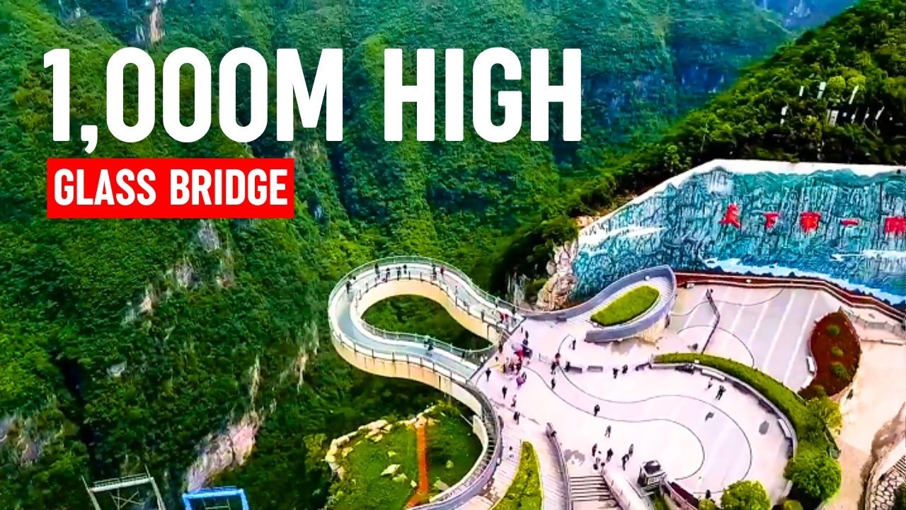 WONDER OF CHINA | 1000m High Glass Bridge | China Travel