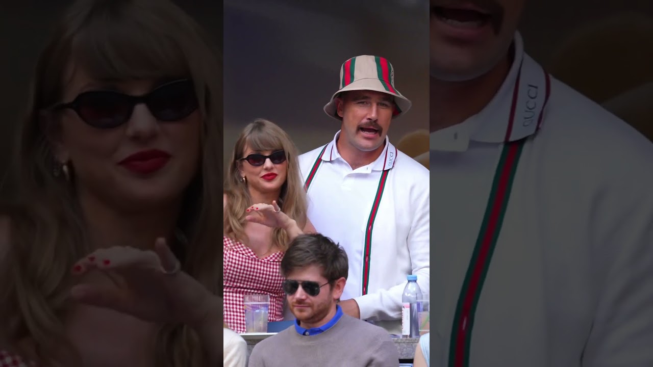 Watch Taylor Swift grind on Travis Kelce as they dance at US Open 2024 #shorts