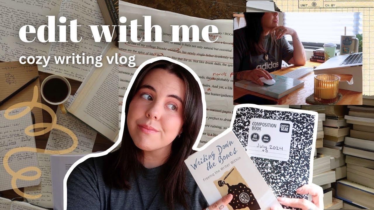 my editing process ✍🏼🌟 *cozy writing vlog, meeting a deadline*