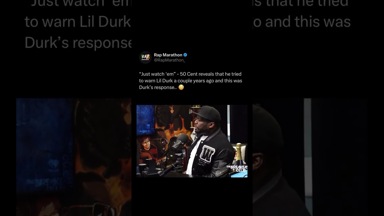 50 Cent WARNED Lil Durk About This 😳💯 @BreakfastClubPower1051FM