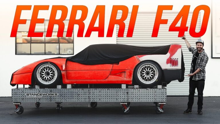 A Real F40: The most mental project you’ve ever seen begins now.