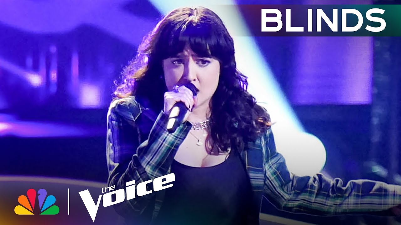 Alt Girl Rocker Crystalla Gonzalez Punks Out to “Heartbreaker” | The Voice Blind Auditions | NBC