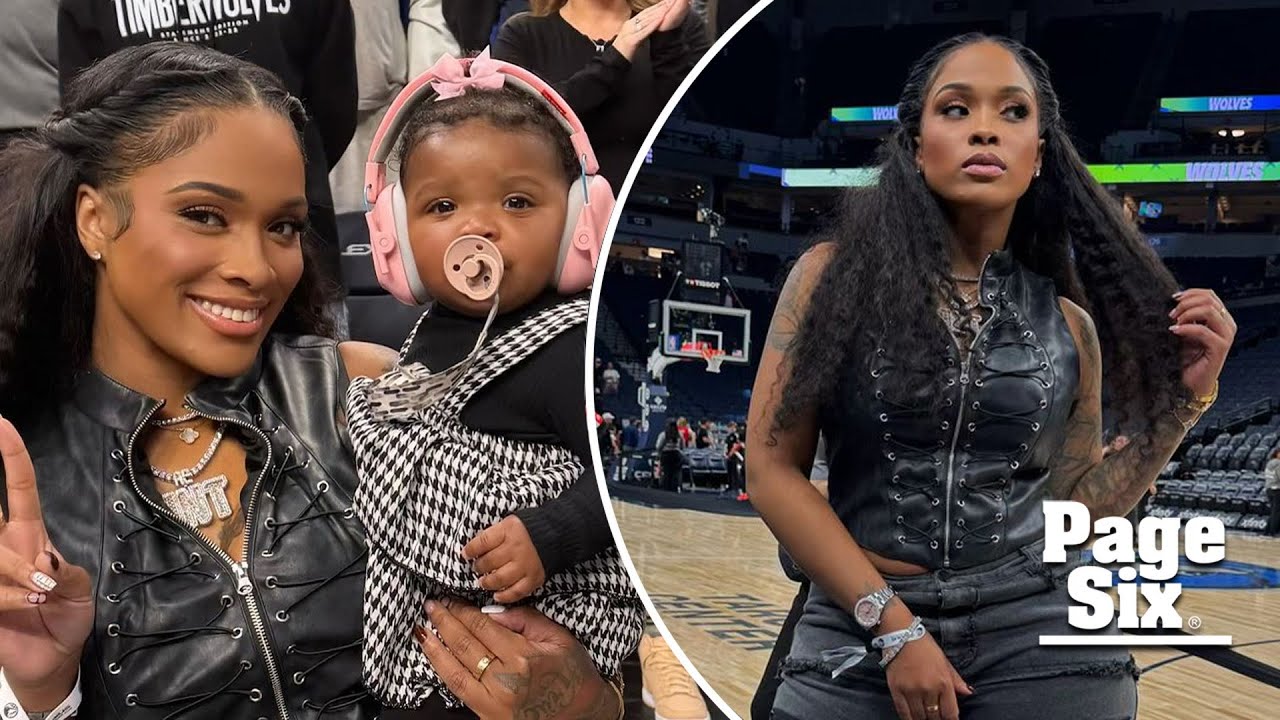 Anthony Edwards’ girlfriend sits courtside after he filed paternity of child with other woman