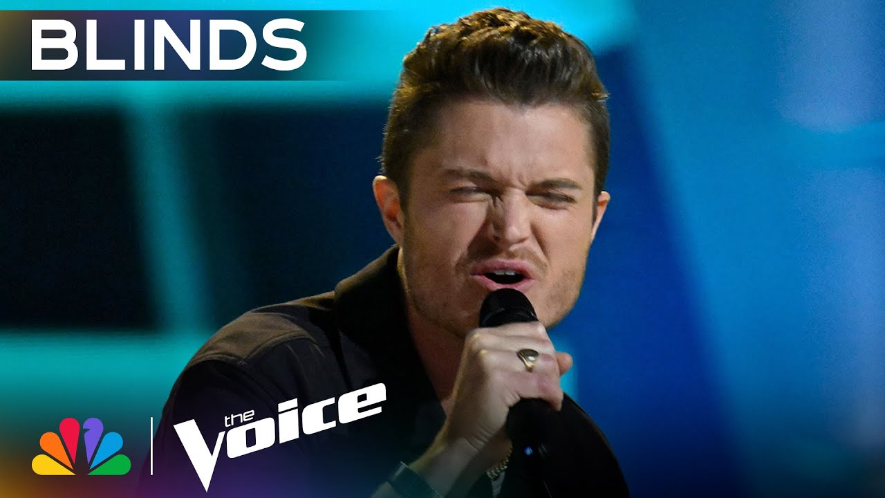 Creigh Riepe Tugs on the Coaches’ Heartstrings with “Beautiful Things” | Voice Blind Auditions | NBC