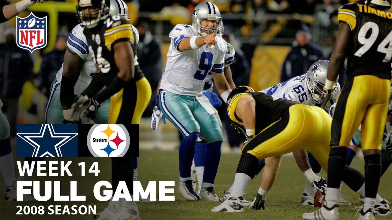 Defensive Battle On A Cold Night In Pittsburgh! Cowboys vs. Steelers Full Game | NFL 2008 Week 14