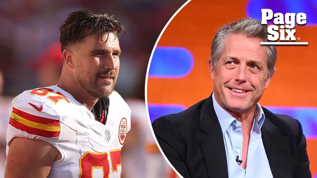 Hugh Grant dishes about doing tequila shots with Travis Kelce at Taylor Swift’s Eras Tour concert