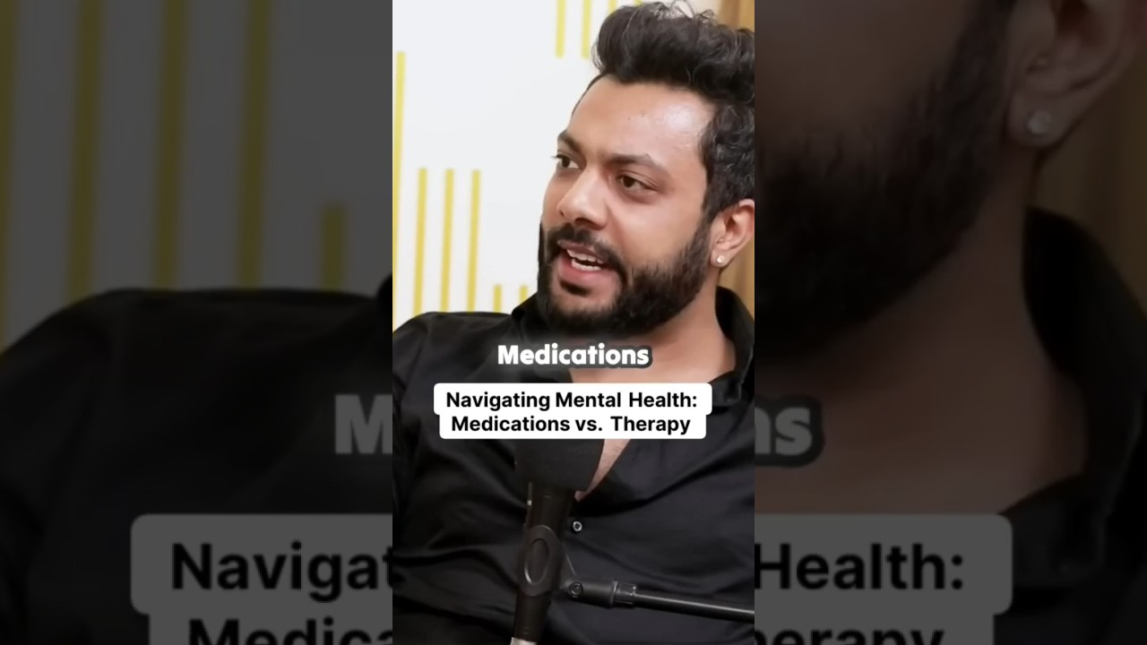 Navigating Mental Health: Medications vs. Therapy#podcasts #shorts #motivation #podcastshorts