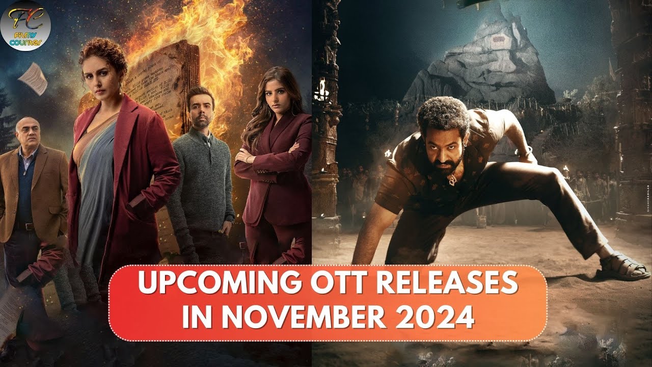 New Ott Releases On Netflix, Prime Video, Jio Cinema, Hotstar, Zee5 On November 2024