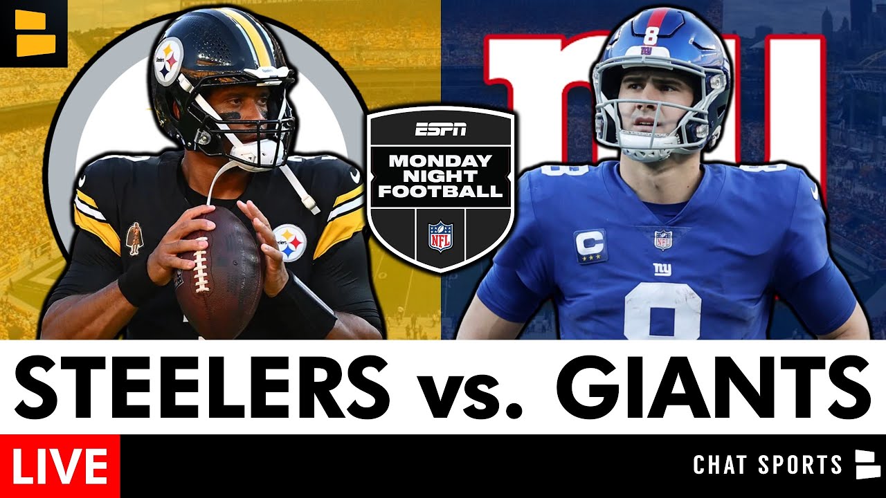 Steelers vs. Giants Live Streaming Scoreboard, Play-By-Play, & Highlights | Monday Night Football