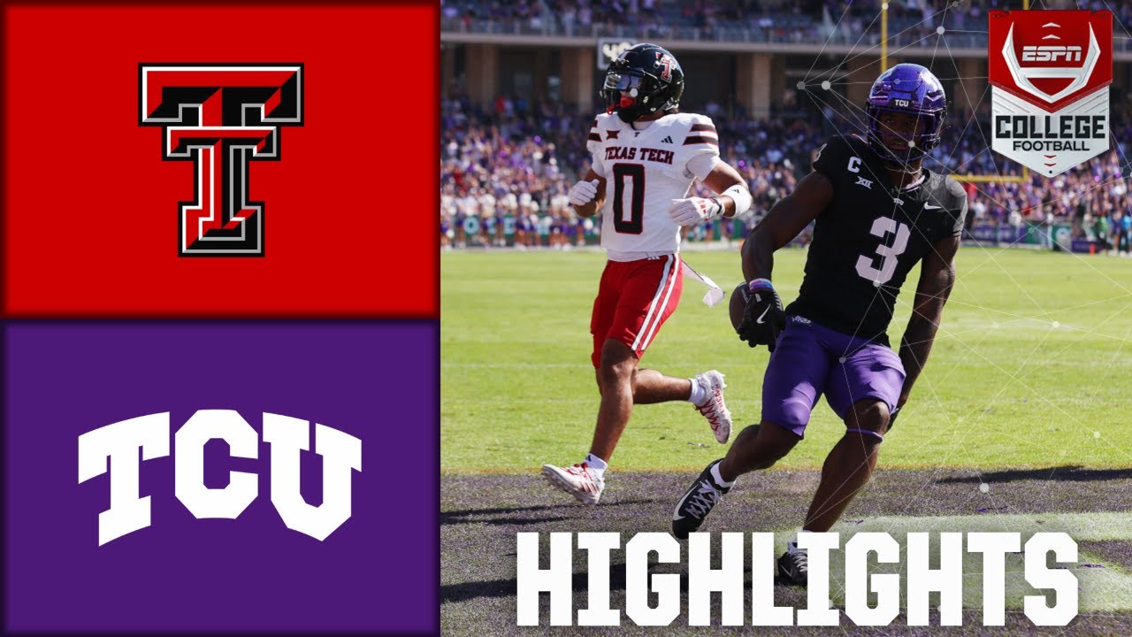 Texas Tech Red Raiders vs. TCU Horned Frogs | Full Game Highlights | ESPN College Football