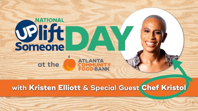 The Atlanta Community Food Bank w/ UP Entertainment for National Uplift Someone Day!