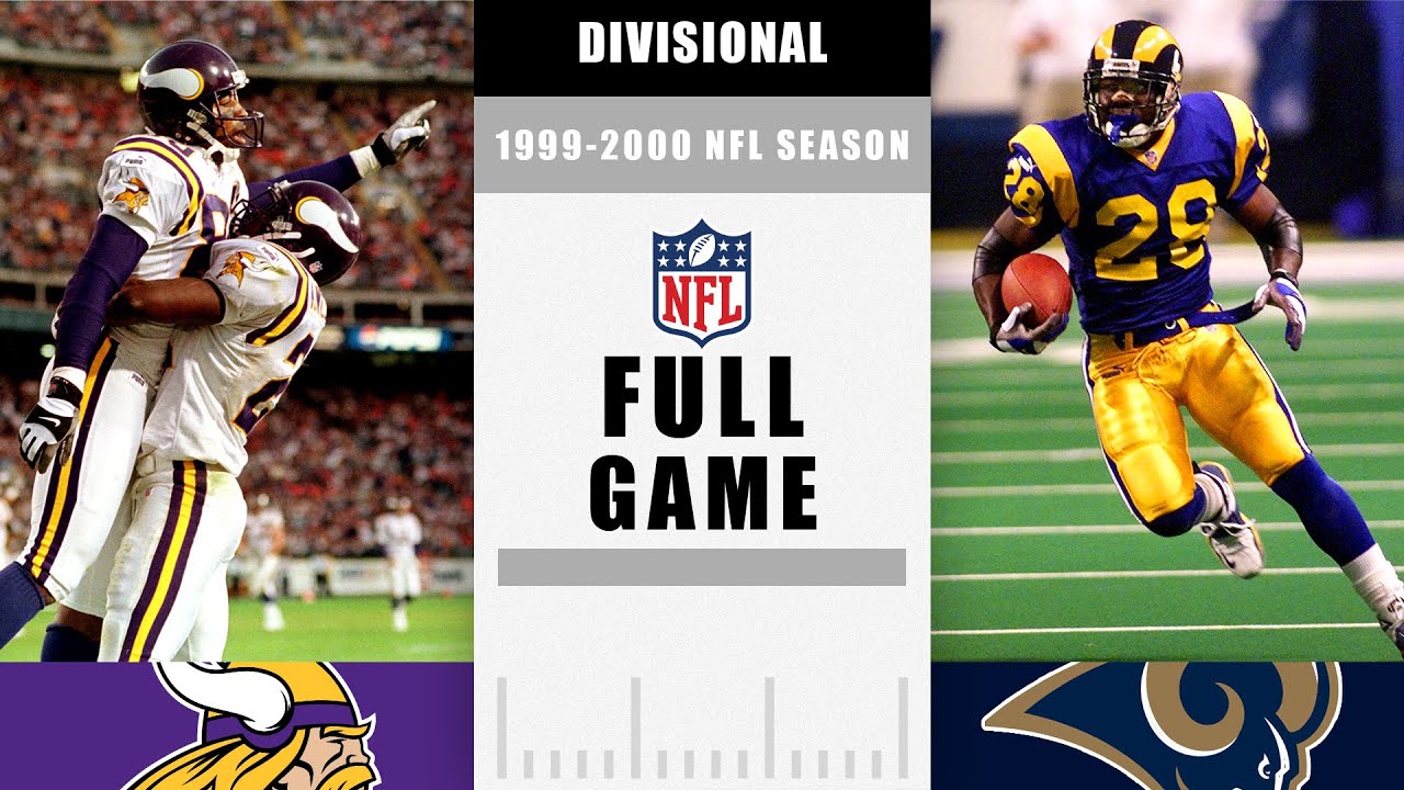 The Greatest Show on Turf vs Moss & Carter! Vikings vs Rams FULL GAME | NFL 1999 Season Divisional