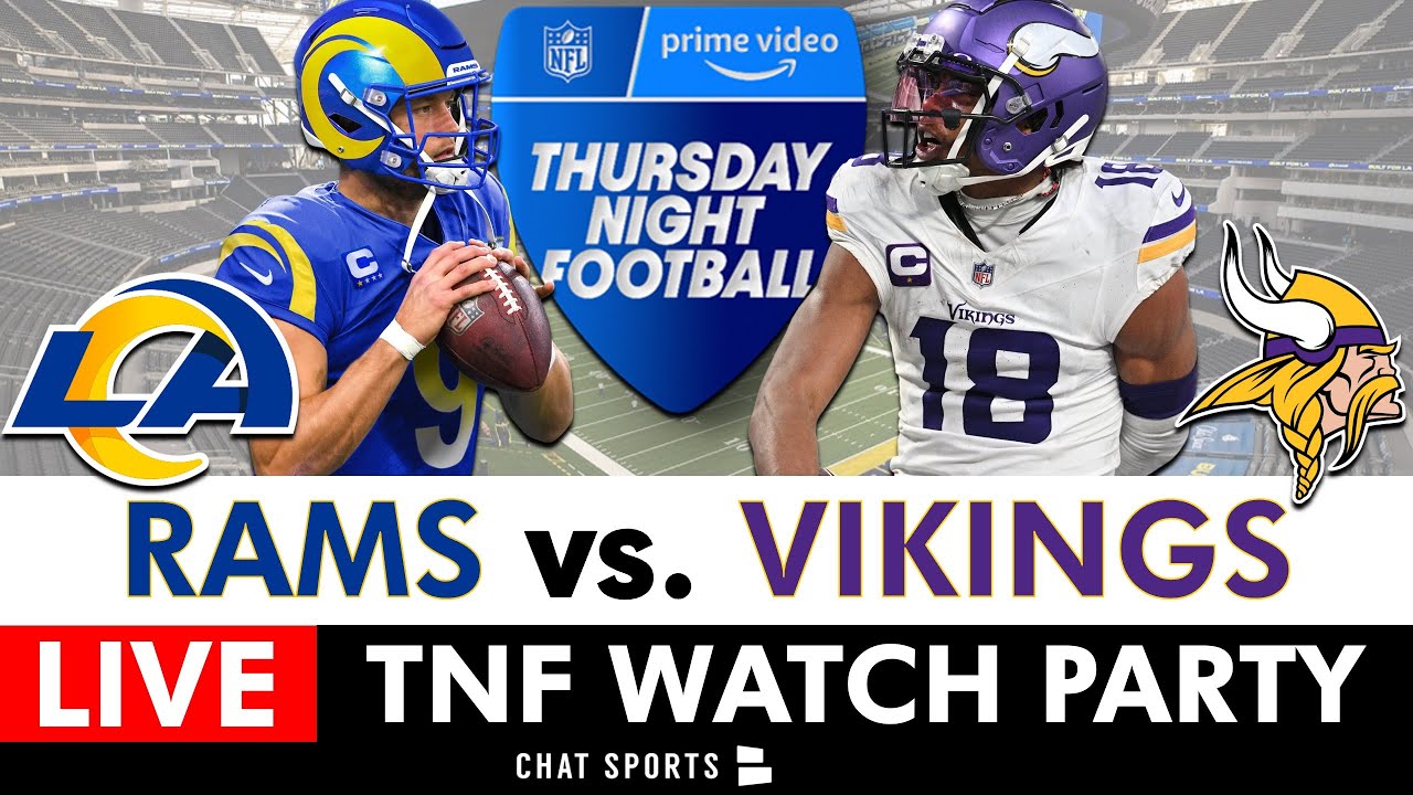 Thursday Night Football LIVE Stream: Rams vs. Vikings NFL Week 8 Amazon Prime Free Watch Party