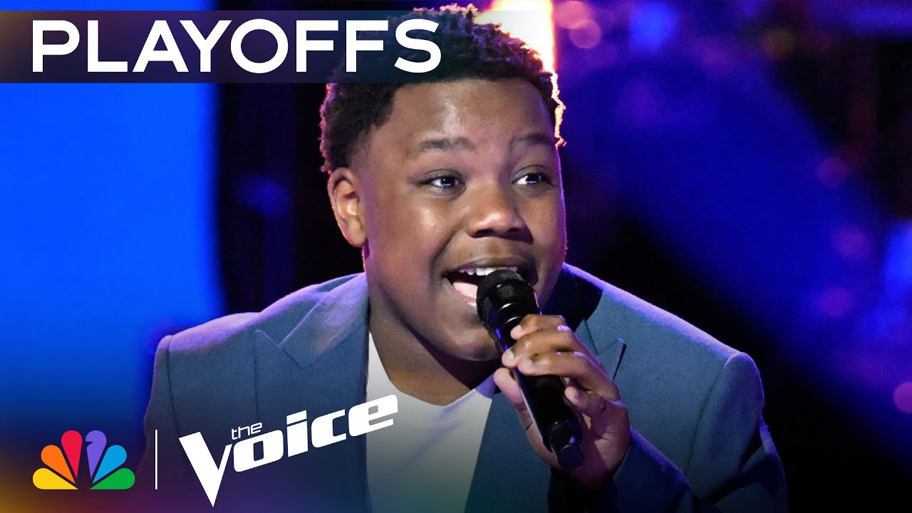 14-Year-Old Jaukeem Fortson’s Powerful Performance of “Man in the Mirror” | The Voice Playoffs