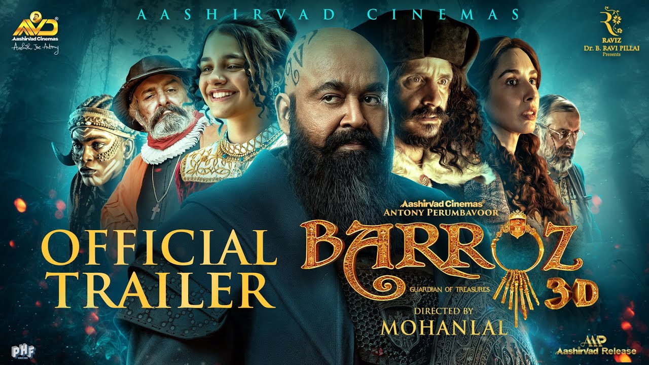 Barroz 3D – Guardian of Treasure | A Virtual 3D Trailer | Mohanlal  | Antony Perumbavoor