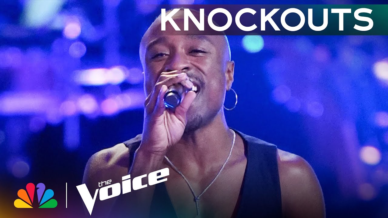 Cameron Wright Steps Up the Classic “You’re All I Need to Get By” | The Voice Knockouts | NBC