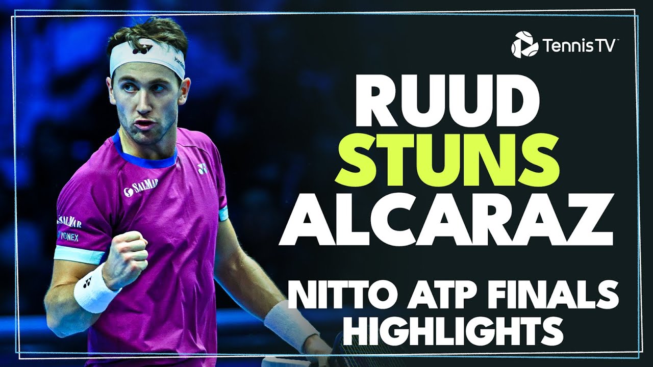 Casper Ruud STUNS Carlos Alcaraz! | Nitto ATP Finals 2024 Highlights